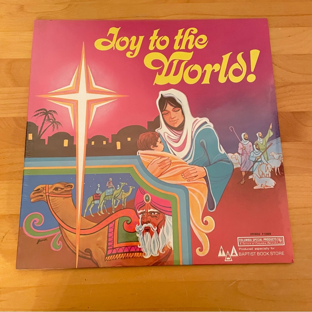 Vintage Vinyl Joy to the World Christmas Songs record sealed